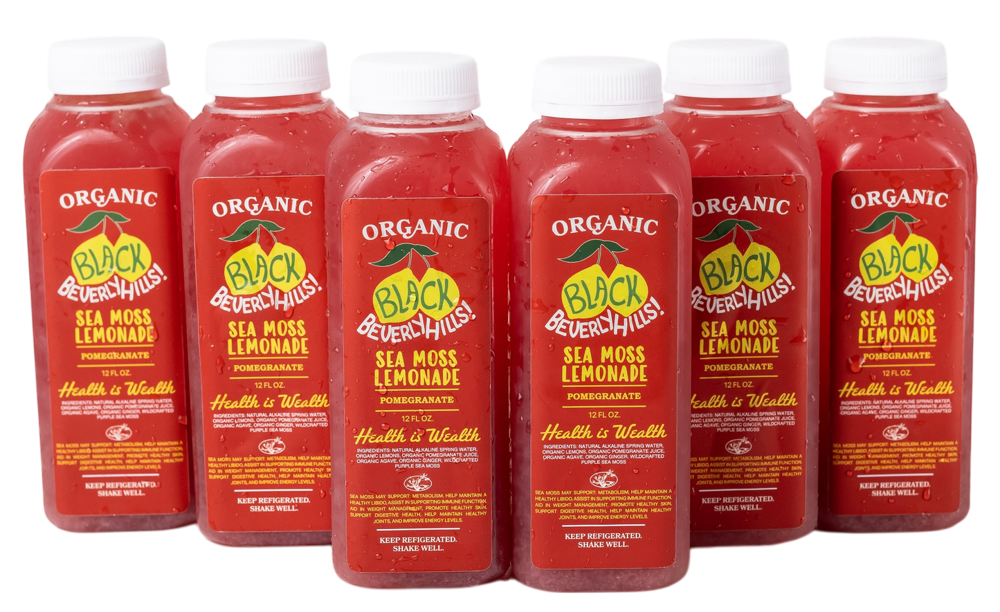 Pomegranate Sea Moss Lemonade 6-Pack