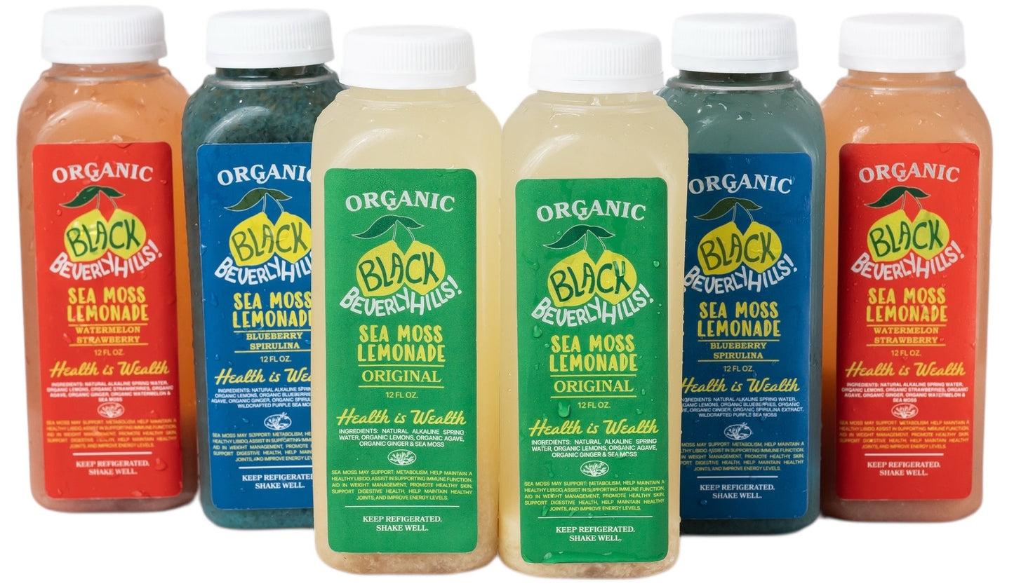 Variety Sea Moss Lemonade 6-Pack