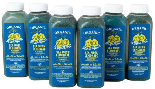 Blueberry Spirulina Sea Moss Lemonade 6-Pack
