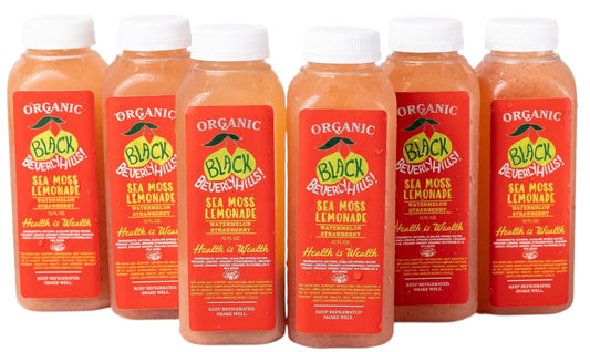 Watermelon Strawberry Sea Moss Lemonade 6-Pack